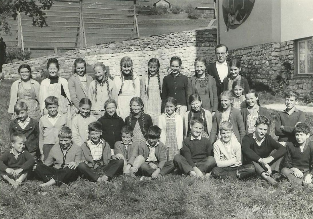 4. Klasse des Schuljahres 1964/65